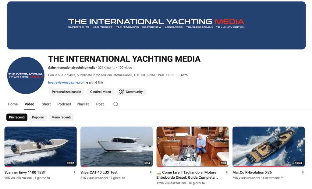 THE INTERNATIONAL YACHTING MEDIA YOUTUBE CHANNEL